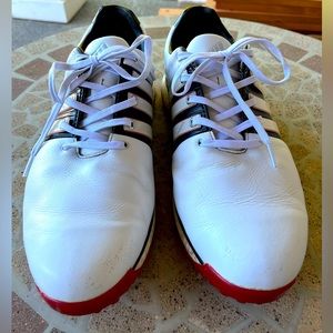 ADIDAS TOUR 360 Boost Golf Shoes, Size 12